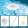 SPOROLWE Floating Pool Thermometer Easy Read – Battery-Free, Color-Coded Ideal