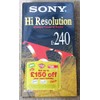 Sony E240 HR Blank Tapes