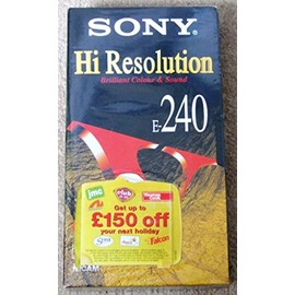 Sony E240 HR Blank Tapes