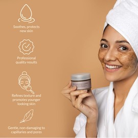 Shankara Exfoliating Face Scrub For Women & Men with Algae-Aloe Gel, Turmeric, Lavender & Papaya - Perfect Face Exfoliator For Purifying Skin, Dead Skin Scars & Rejuvenating Skin (50 ml)