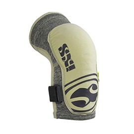 IXS Unisex Flow Evo+ Breathable Moisture-Wicking Padded Protective Elbow Guard, Camel, Small, 482-510-6619-803-S