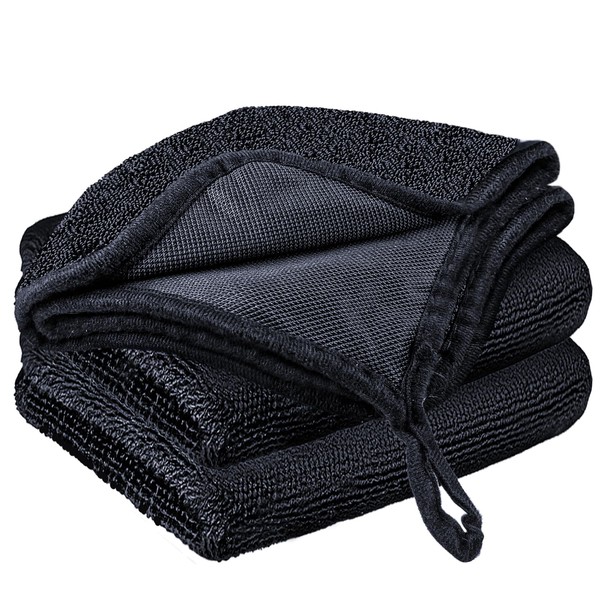 MCSDFN 3 PCS Shiny Bath Drying Towel, Super Absorbent Bath