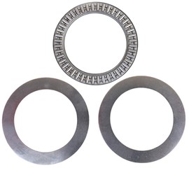 2PCS AXK2035+2AS Thrust Needle Roller Bearing with 4 Washers, 20 x 35 x 4mm(0.79"Bore x 1.38"OD x 0.16"Width) Industrial Bearing for Machinery, Conveying Equipment, Robotics, Elevators