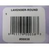 Unique Lot of 2- Unique Lavender Round Plastic 84" Tablecloth