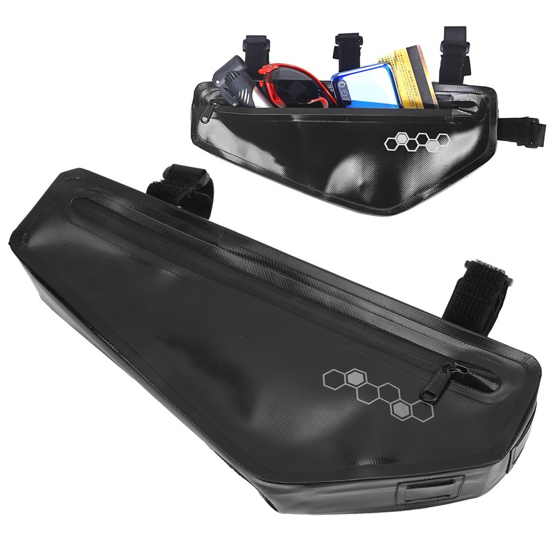 Bicycle Triangle Frame Bag Large Capacity Waterproof Mountain Bike Pouch