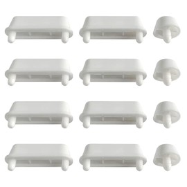 12 Stück WC Sitz Puffer,WC Brille Dämpfe,WC Deckel Puffer,Toilettensitz Stoßstangen,Toilettendeckel Dämpfer Sitzdeckelpuffer Toilettensitz Abstandhalter Zuhause,8 Sitzscheiben 4 Obere Abdeckpolster