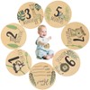 OIGWBPH Pack of 7 Milestones Baby Monthly Cards Milestone Cards