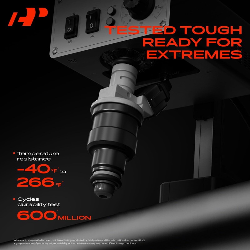 A-Premium 12 Holes Set of 6 Fuel Injectors Compatible with