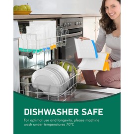 Dishwasher Safe Food Storage Bags Stand Up, 24Pack Reusable Gallon Freezer Bags, Ziplock Bags Various Size-8 Gallon Bags+8 Sandwich Bags+8 Snack Bags, Leakproof BPA Free Reusable Silicone Bags(24Pack)