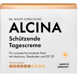 ALCINA Protective Day Cream SPF 30-1 x 50 ml - Protects Against Sun-Related Pigment Spots and Intensively Moisturises the Skin - With Hyaluronic and Shea Butter