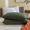 CozyTide CozyTide Queen Size Comforter Set Olive Green, 100% Cotton