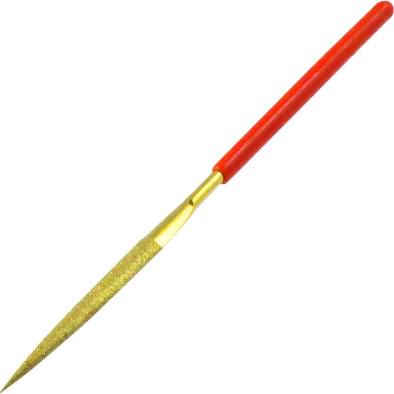 SUN UP Diamond File, Set of 3, Titanium Coating, 5.5
