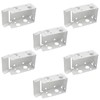 Waziaqoc 6PCS Blind Brackets, 2.5 Inch White Low Profile Box