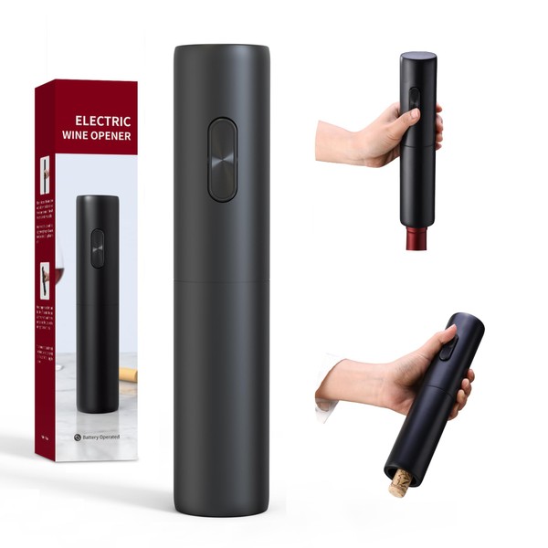 ANNIVERS Electric Wine Bottle Opener Electronic Wine Opener Automatic Corkscrew,