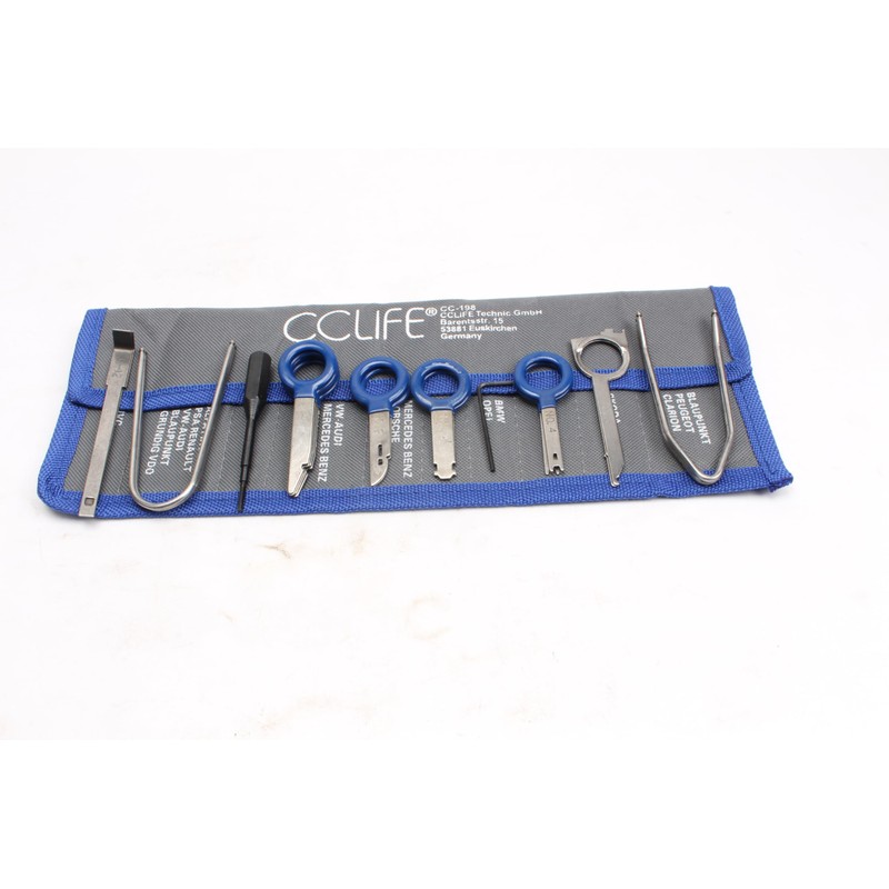 CCLIFE 20-Piece Universal Car Radio Removal Tool Release Tool Radio