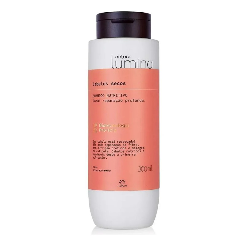 Lumina Shampoo e Condicionador Cabelos Secos 300ml cada