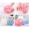 3Pcs Bath Sponges Shower Puff Loofah for Women Wash Back