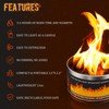 MR MIRYE Portable Fire Pit, 3-5 Hours of Burn Time