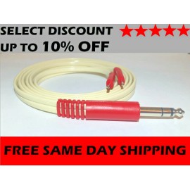 cmedproducts REPLACEMENT LEAD WIRE FOR DYNATRONICS DYNATRON 550 PLUS COMBINATION UNIT 72" RED