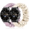 Koazon 2 Pack Fabric Scrunchie Watchbands Compatible with Tozo S5/S3/S6