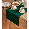 Solino Home Linen Green Table Runner 48 Inch - 100%