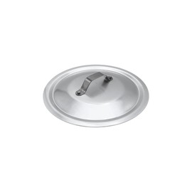 Pentole Agnelli Professional Aluminium 3 Mm. Round Heavy Lid With Small Loop Handle, Diameter 18 Cm.