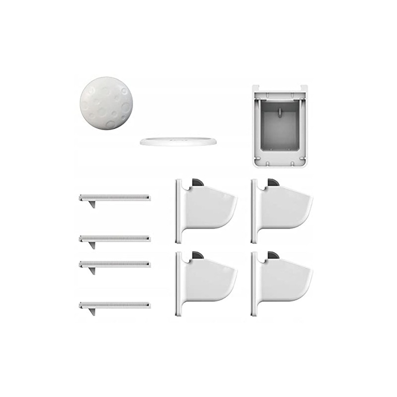 Retoo Cabinet Lock Magnetic 4 Pieces Cabinet Lock with Key