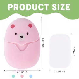 LAJUP 200 Sheets of Soap Sheets, Travel, Mini Travel Paper, Portable Soap Sheets for On the Go, Paper Soap, Soap Sheets, Disposable Paper Soap for On the Go Travel Camping for Washing Outdoors