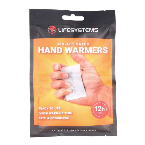 Lifesystems Air Activated Hand Warmers, Up To 12 Hours of Heat - Pack of 6 Pairs