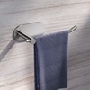 VAEHOLD Self Adhesive Hand Towel Holder for Bathroom, Silver Towel