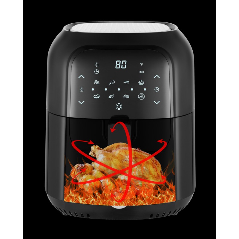 EUROSTAR EAF600B 1400W DIGITAL 5.8QT AIR FRYER