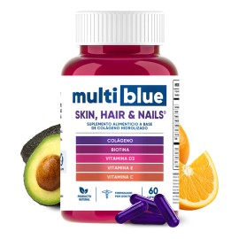 Multiblue Colageno, Biotina, Vitamina D3 - 60 Unidades