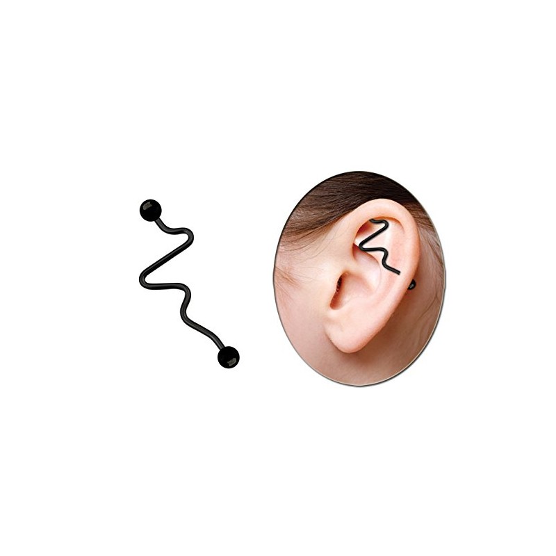 Industrial Piercing 316L Steel Bar 1.6 x 35 mm or