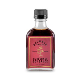 Bourbon Barrel Foods Bourbon Smoked Bluegrass Soy Sauce, 100 ml (3.38 fl oz) - Rich, Complex, Natural Smoked Flavor and Aroma