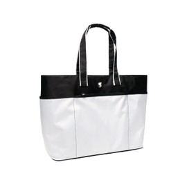 geckobrands Oversized Beach Tote – Large and Stylish Beach Bag with 4 Exterior Pockets and Zippered Internal Compartment