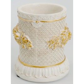 Royal Arden 25822 Pen Holder, Accessory Case, Antique Rose, 3.0 x 3.0 x 4.3 inches (7.5 x 7.5 x 11 cm)