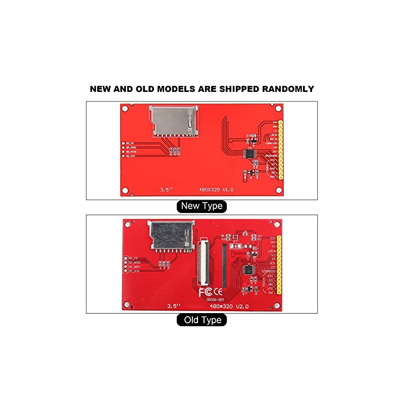 3.5in HD 480x320 LCD Display Module, TFT Touch Screen Display