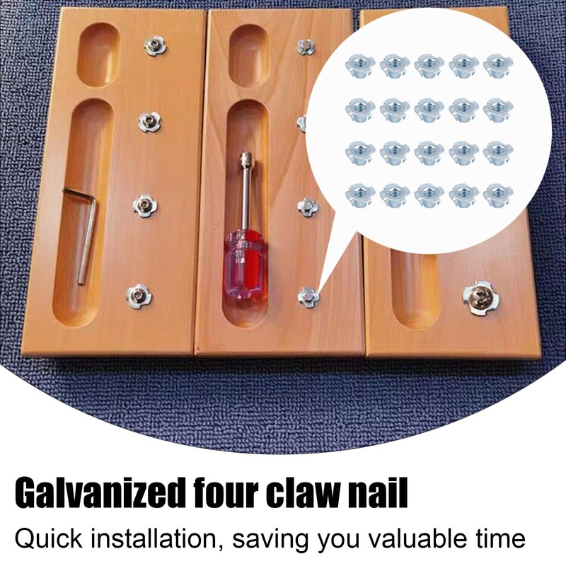 20 Stück M6*9 Einschlagmutter,Einschlagmuttern,Hülsenmutter,Kohlenstoffstahl,für Einschlagspitzen,GewindehüLsen,Einschraubmutter,Edelstahl,Stellfüße,Einschlaghülse,Einschlagmuffen,Einpres smuttern