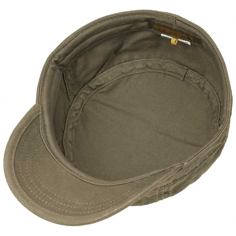 Stetson Gosper Ladies/Mens Army-Style Urban Cap - Cotton Army Cap