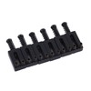 6 Pcs Electric Guitar Bridge Saddle Standard Zinc Alloy Guitar