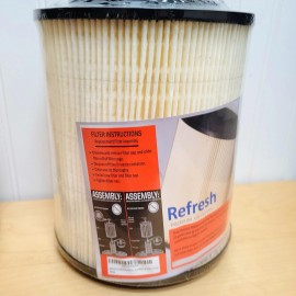 ReFresh Shop Vac 9-17816 Wet Dry Air Filter Rigid & Craftsman Vacuums 5 8 9 12 16 & 20