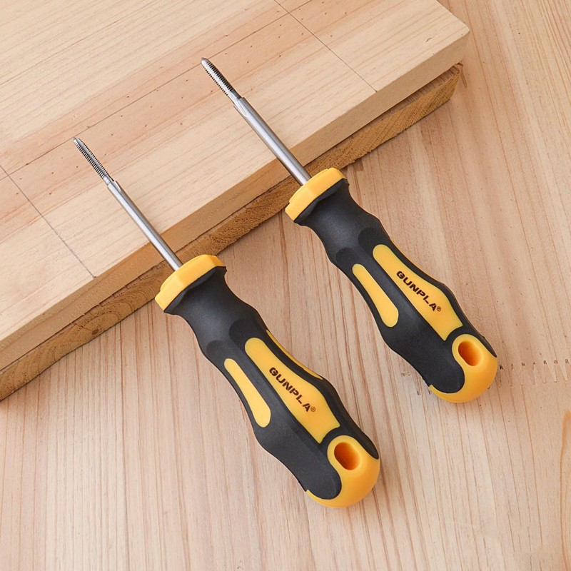 Gunpla 2pcs Re-Threading Driver Tools M3.5x0.6 and M4.0x0.7 Heavy Duty