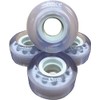 soft wheels, 2.1 inches (53 mm), clear white