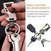 2 Pcs Metal Keychain - Quick Release Keyring For Men