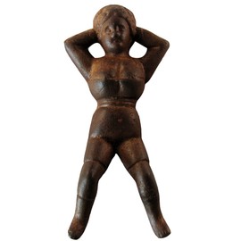 TG,LLC Treasure Gurus Nasty Nellie Cowboy Boot Jack Vintage Naughty Nelly Boot Scraper