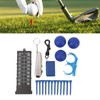 6 in 1 Golf Accessory Bag PU Leather with Tees