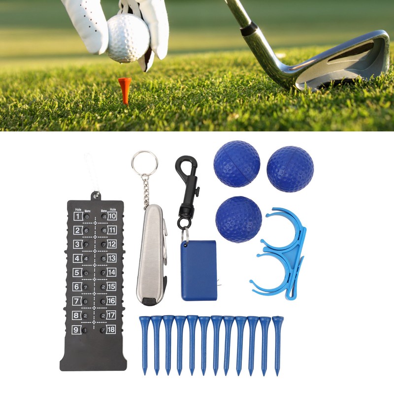 6 in 1 Golf Accessory Bag PU Leather with Tees