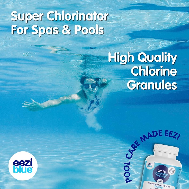 Dichlor Chlorinating Granules - Pool Chlorine Granules for Swimming Pool,