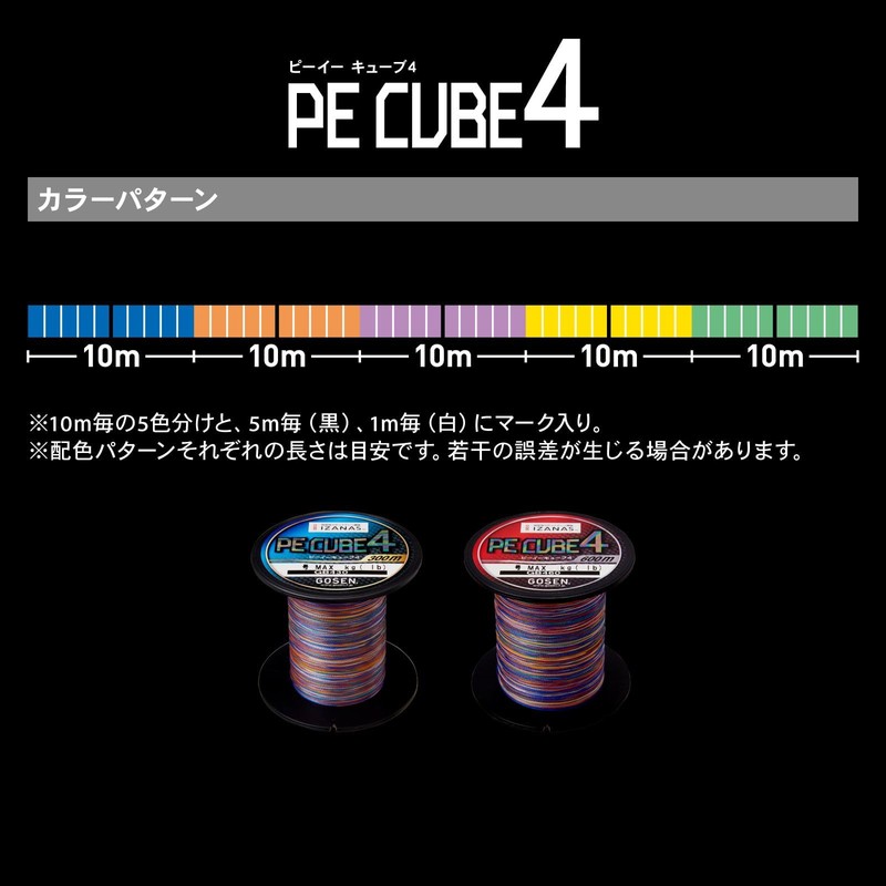 GOSEN GB46015 PE CUBE Line 600 m No. 1.5