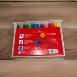 Faber-Castell Grip Color Markers - 20 Washable Fineline Markers
